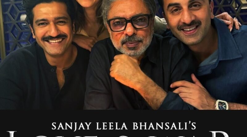 ரன்பீர் கபூர், விக்கி கௌஷல் மற்றும் ஆலியா பட் நடித்த எஸ்.எல்.பி-யின்(SLB) “லவ் & வார்”,  2027 ஜனவரி 21 அன்று வெளியாகிறது !!