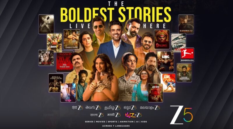 ஏழு மொழிகளில் இதுவரை இல்லாத அளவிலான மிகப்பெரிய மல்டிலிங்குவல் படைப்புகளின் பட்டியலை வெளியிட்ட ZEE5! ஏழு மொழிகளில் இதுவரை இல்லாத அளவிலான மிகப்பெரிய மல்டிலிங்குவல் படைப்புகளின் பட்டியலை வெளியிட்ட ZEE5!
